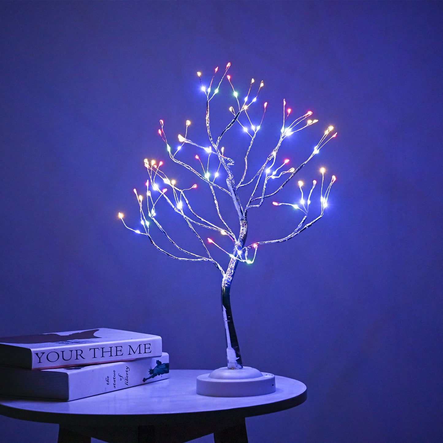 Chelsea Lab LED copper wire light luminous small tree light battery box USB curved touch branch fire tree silver flower tree light gift mothersday home decoration christmas easter